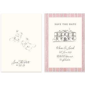 Ten Story Signature - Save The Date Venue - Pink