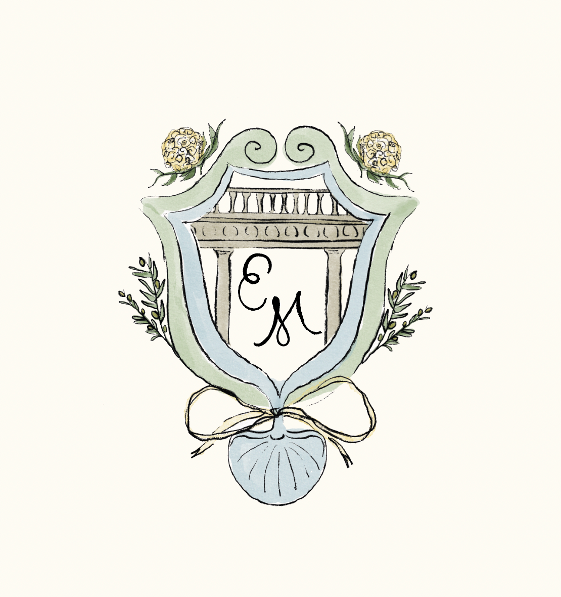 Custom Watercolour Crest