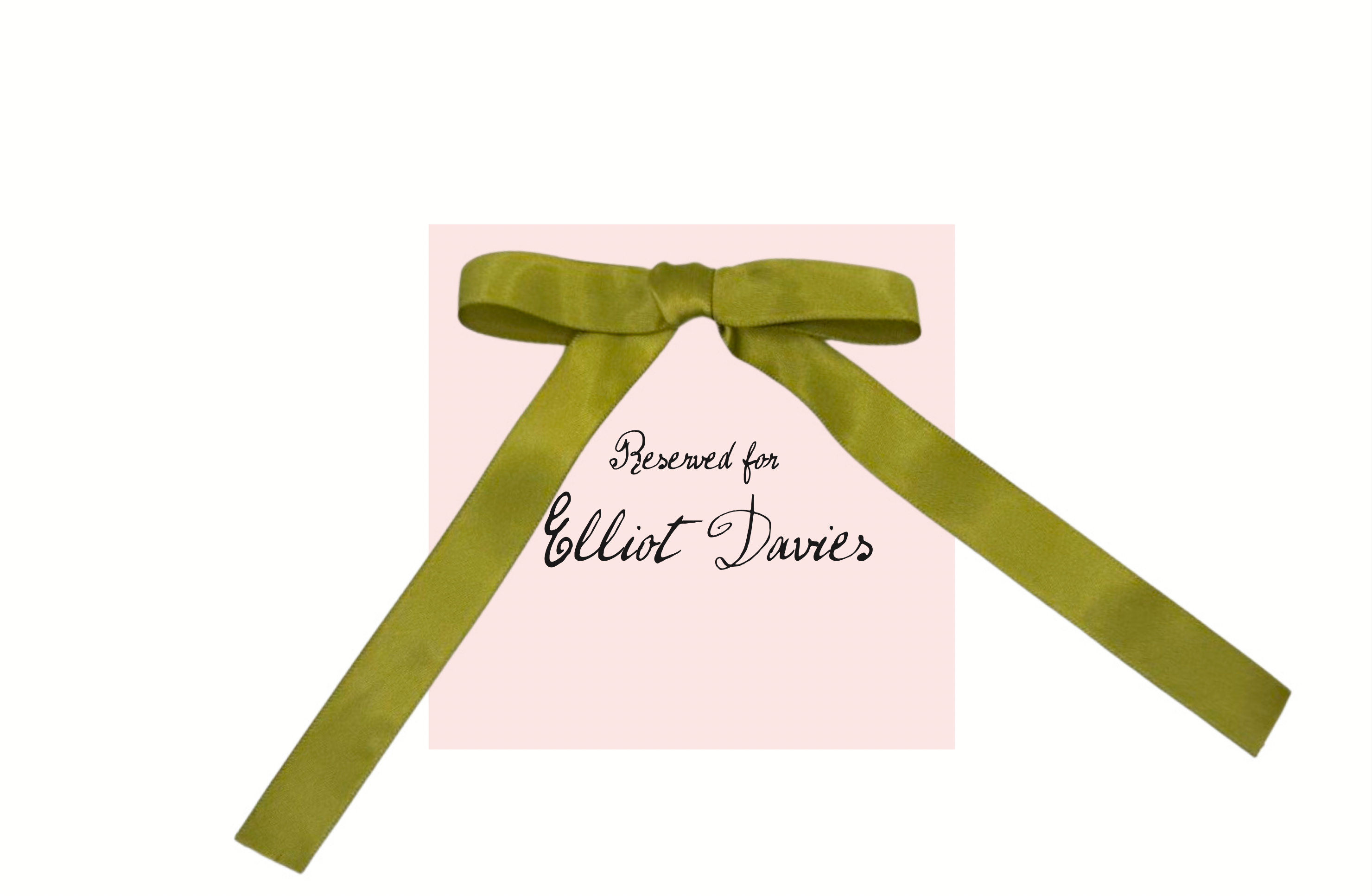 Andy Warhol  - Reserved Signs with Satin Bow