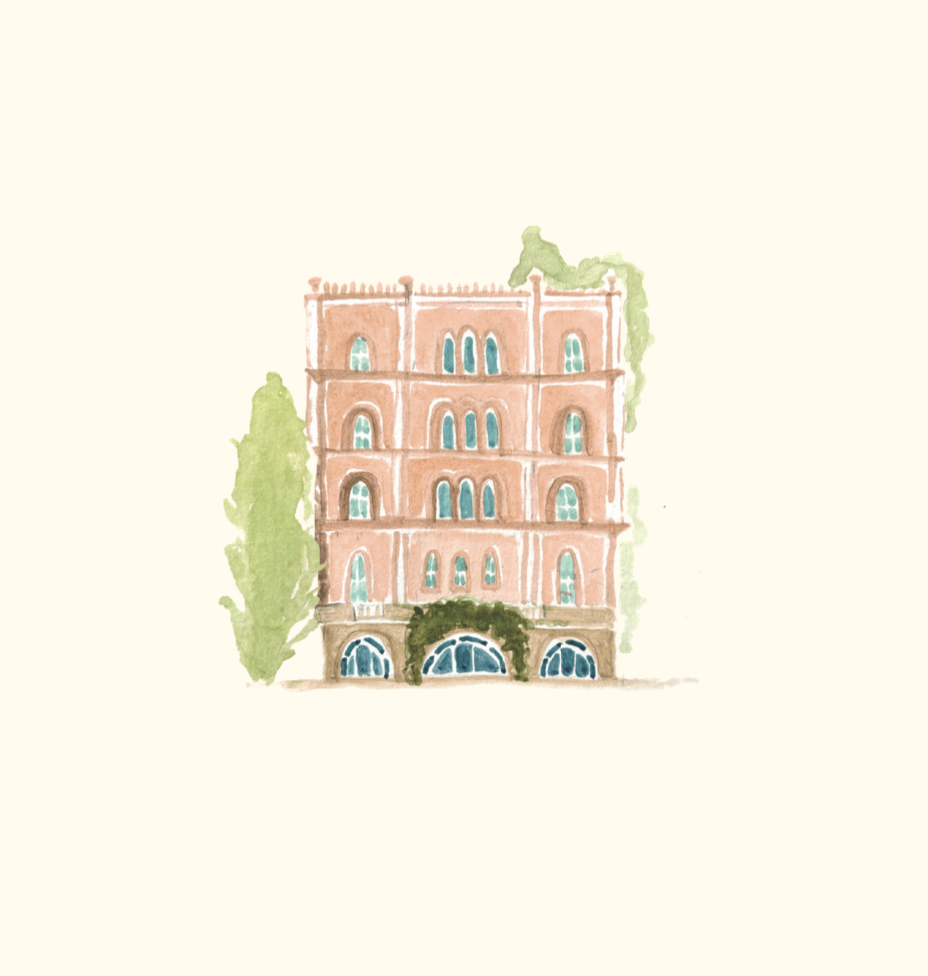 The Destination Set - Custom Watercolour Illustrations