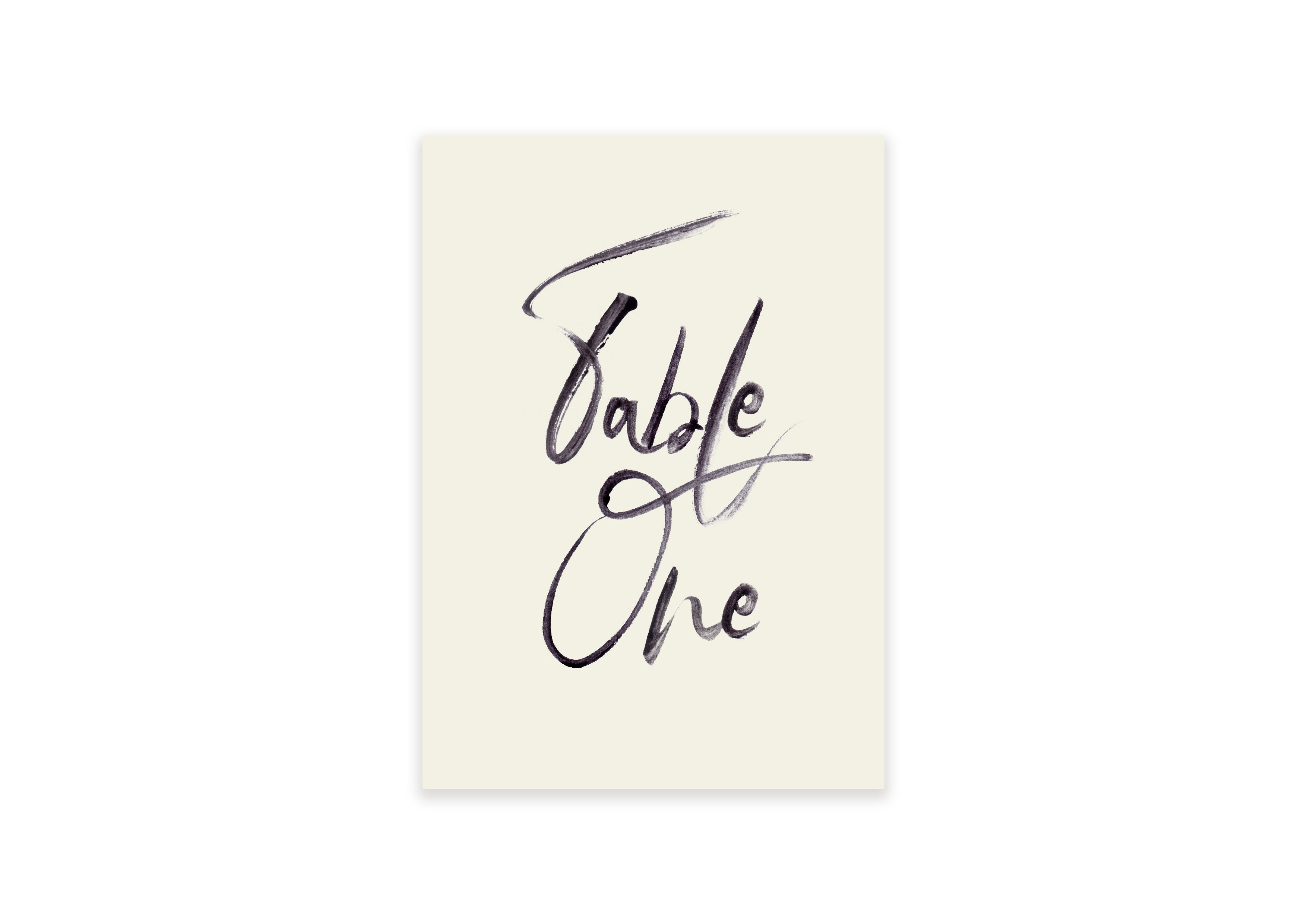 Set Gabrielle - Table Names