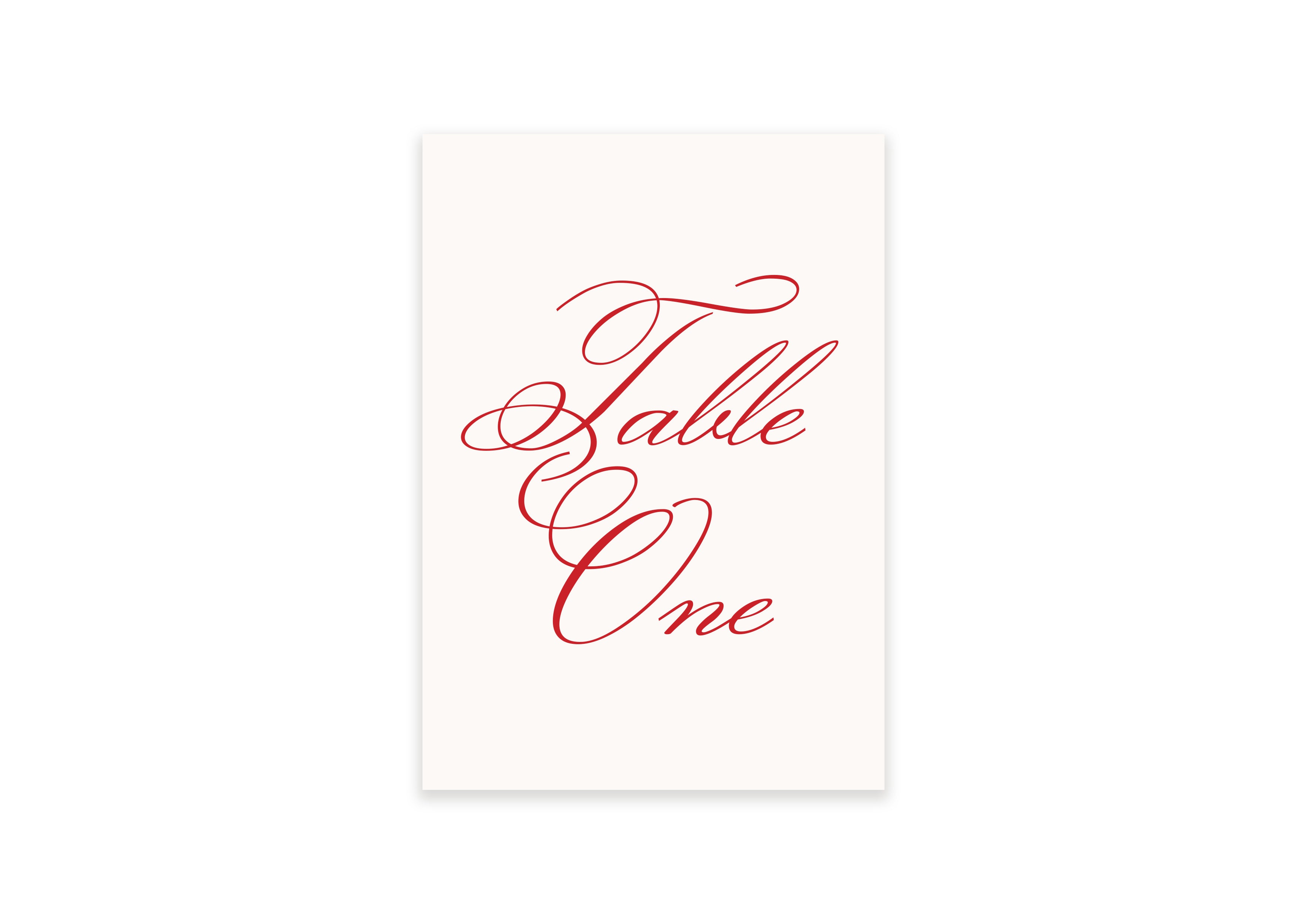 Dinner In Paris - Table Number Script