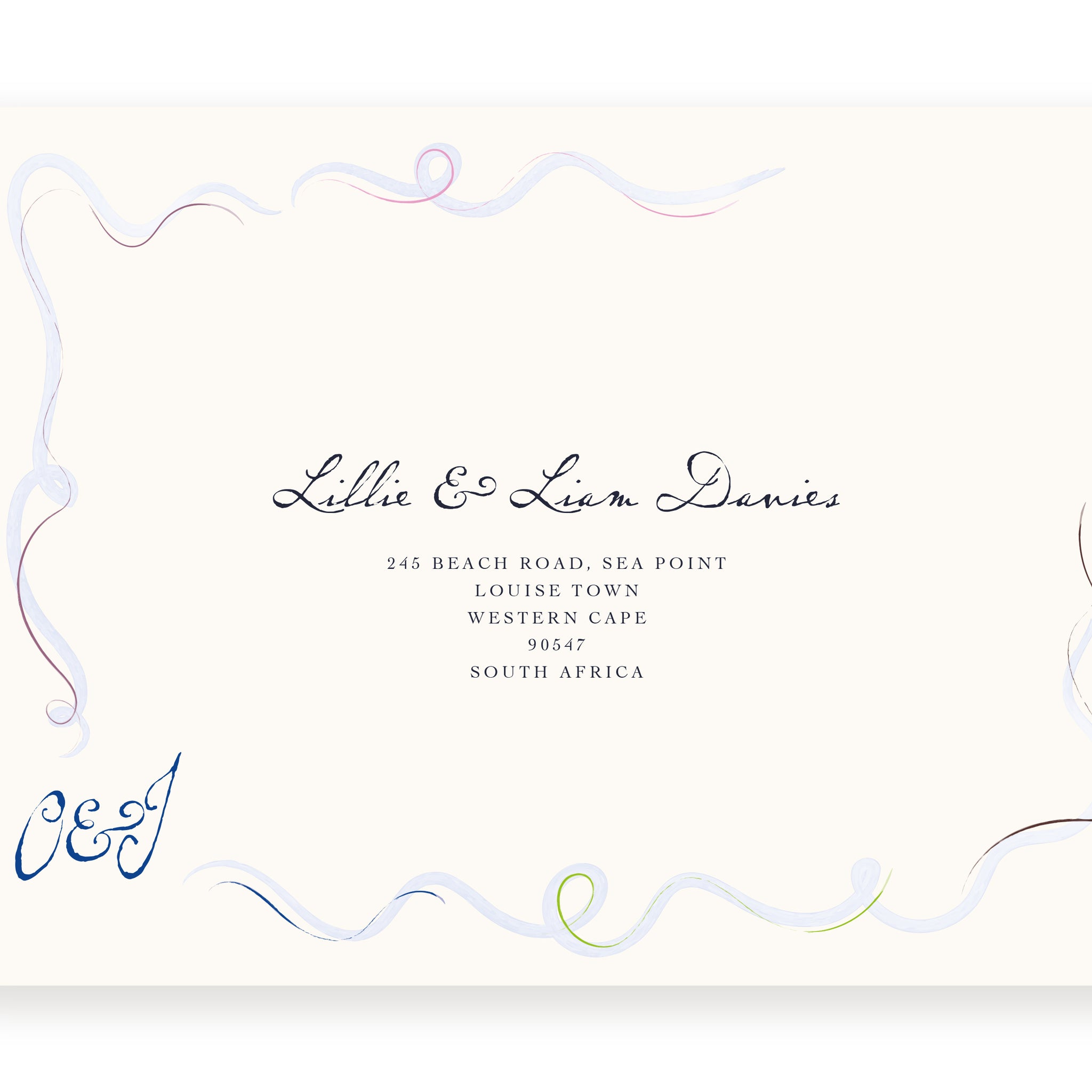 The Year Of The Bow - Personalised Invite Envelope