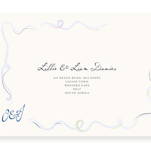 The Year Of The Bow - Personalised Invite Envelope