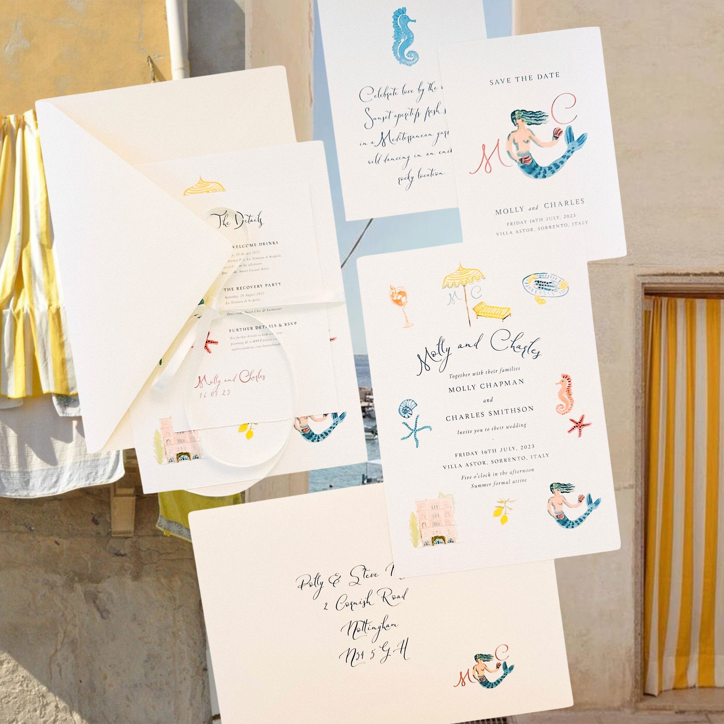 The Destination Suite - Save The Date Personalised Envelope