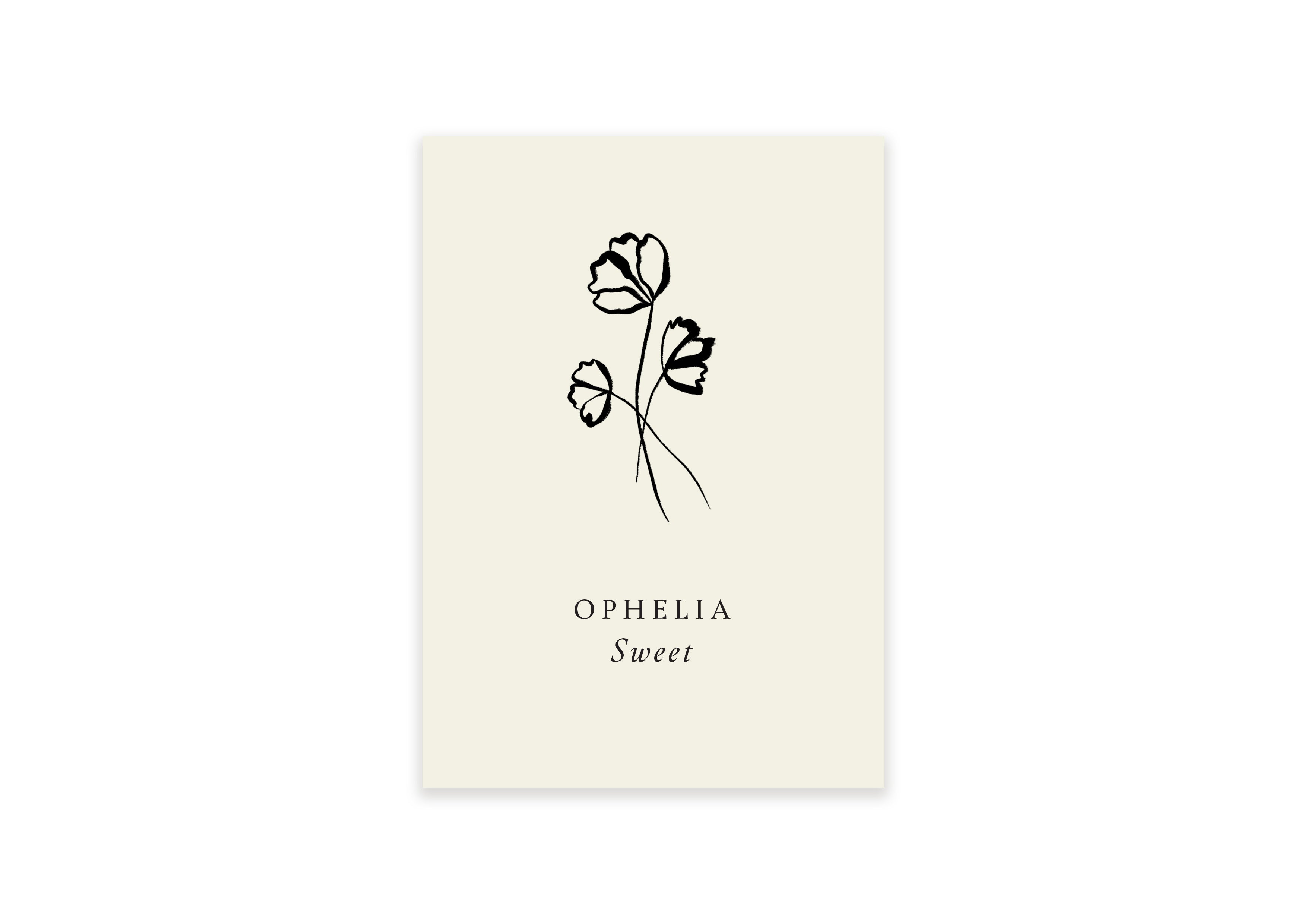 Set Gabrielle - Flower Name Card