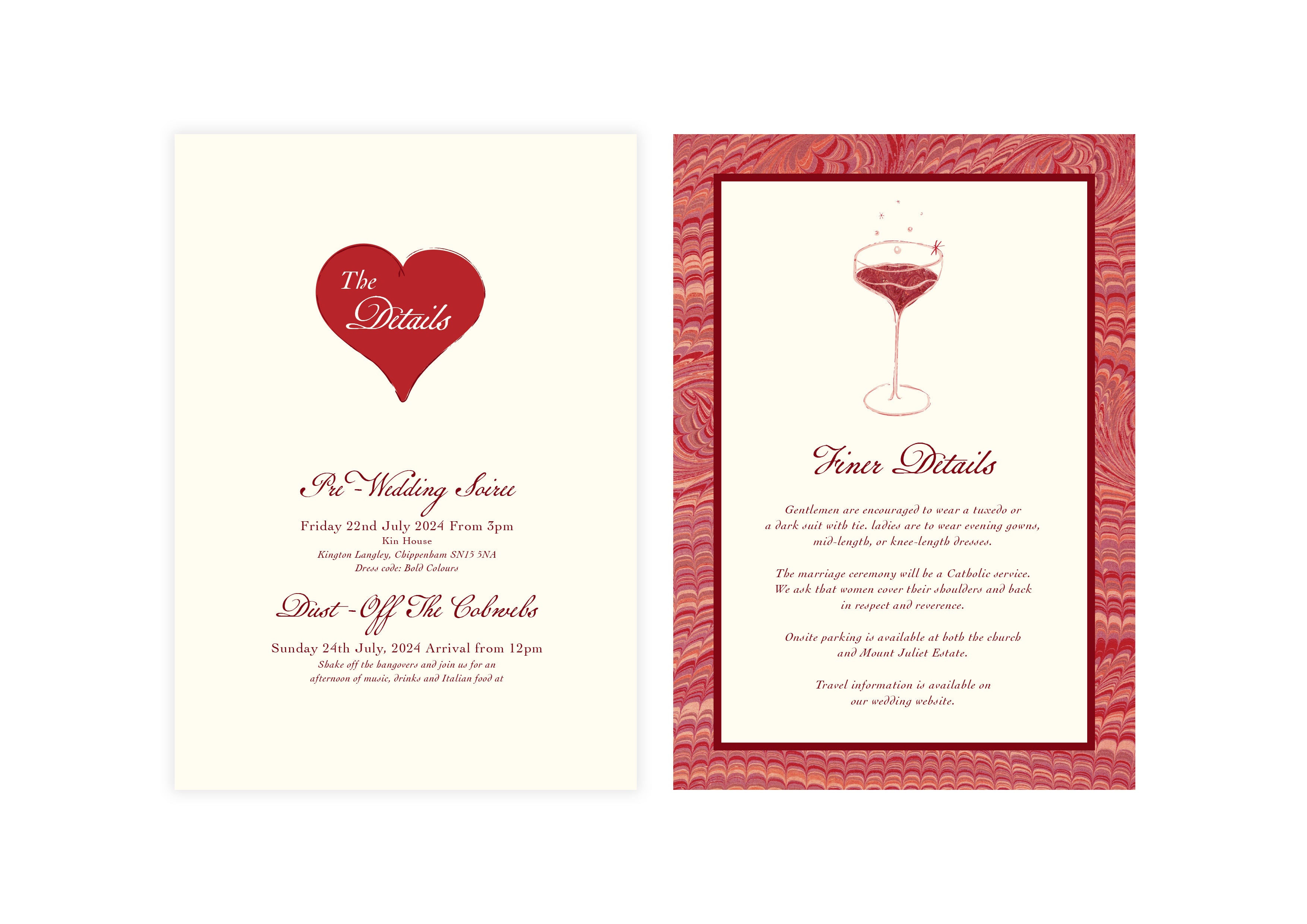 Mon Chéri - Red Details Slip