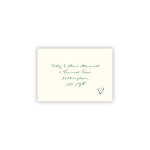 A Poem For Us - Personalised RSVP Envelope - Ten Story Stationery