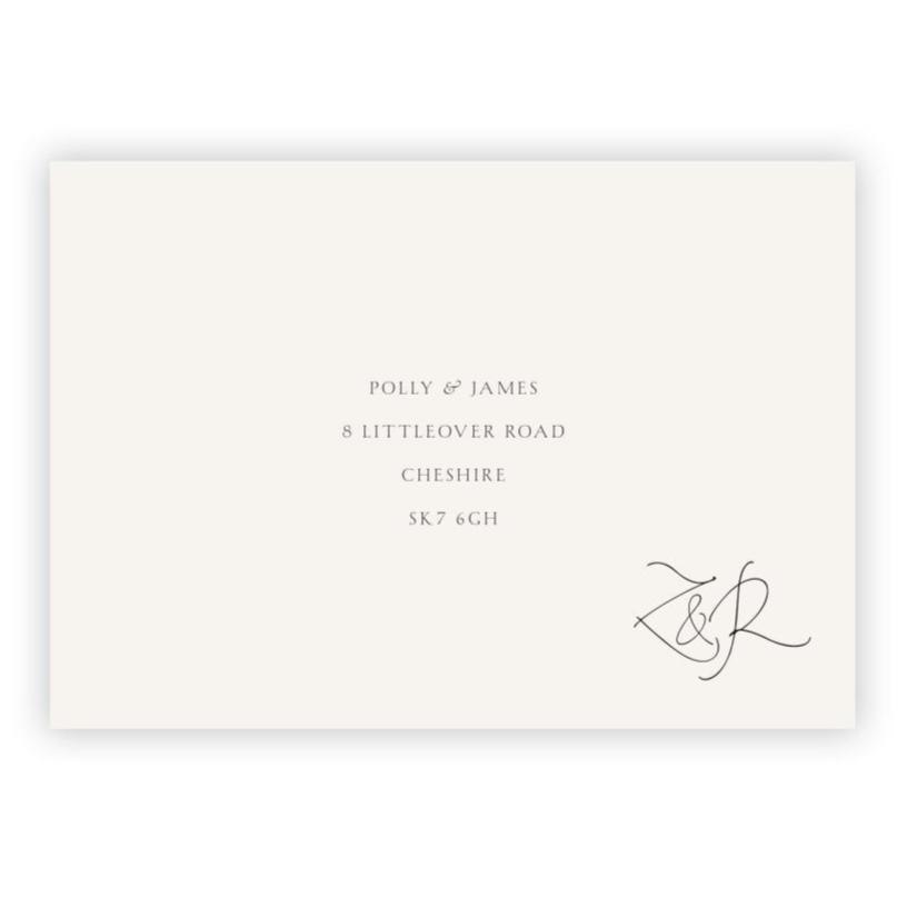 Just Like Heaven - Personalised RSVP Envelope - Ten Story Stationery