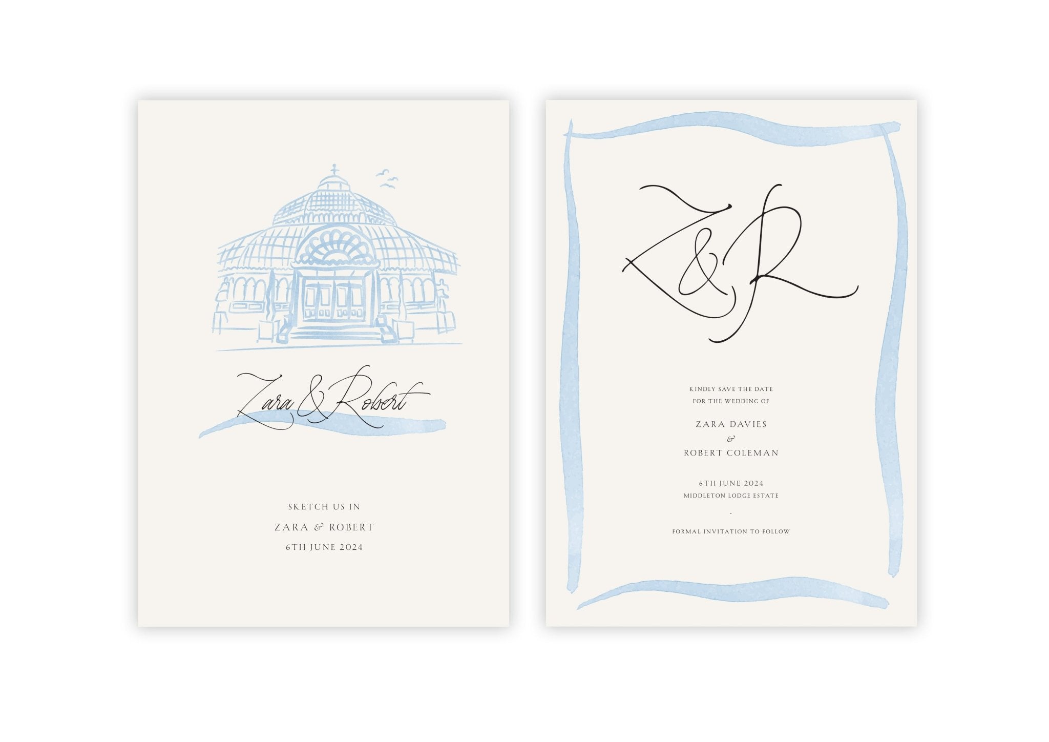 Just Like Heaven - Save The Date - Ten Story Stationery