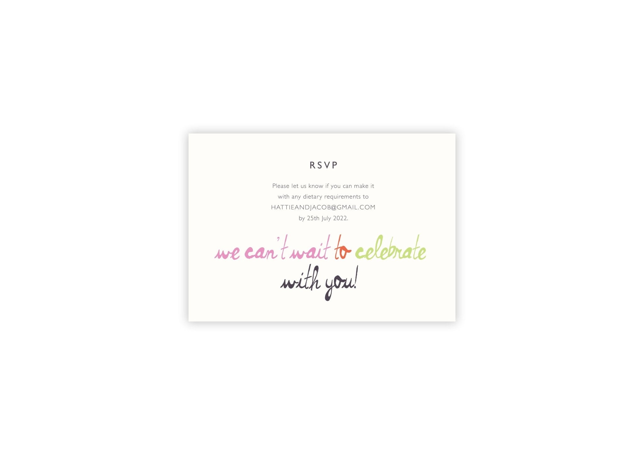 My Sweet Love - RSVP - Ten Story Stationery