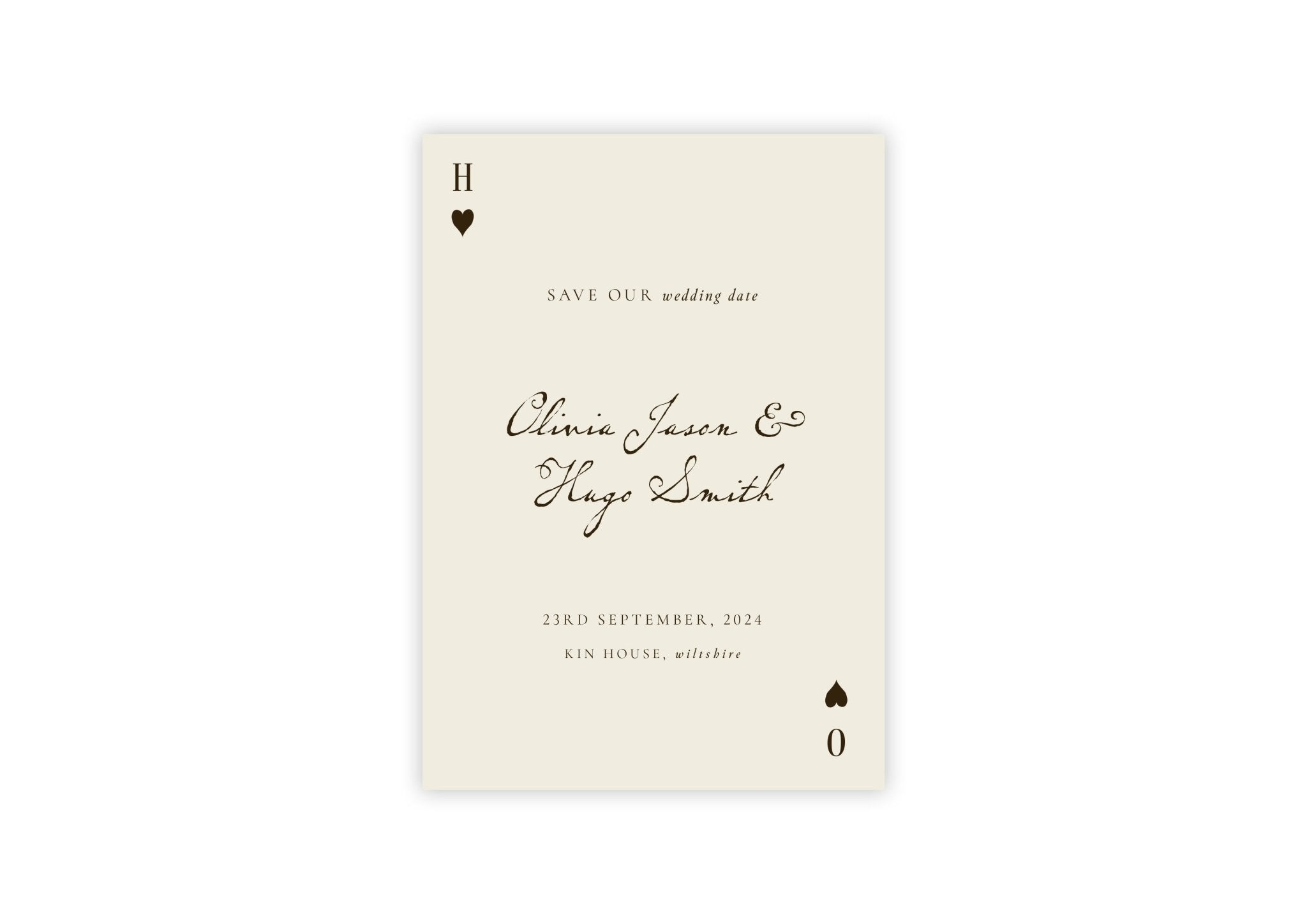 Pair of Hearts - Save The Date - Ten Story Stationery