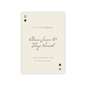 Pair of Hearts - Save The Date - Ten Story Stationery