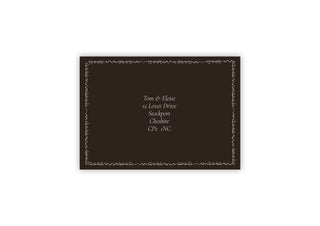 Pair of Hearts Version 2 - Personalised Save The Date Envelope - Ten Story Stationery