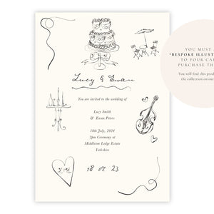 Parisian Lovers - Digital Invitation - e-Invite - Ten Story Stationery