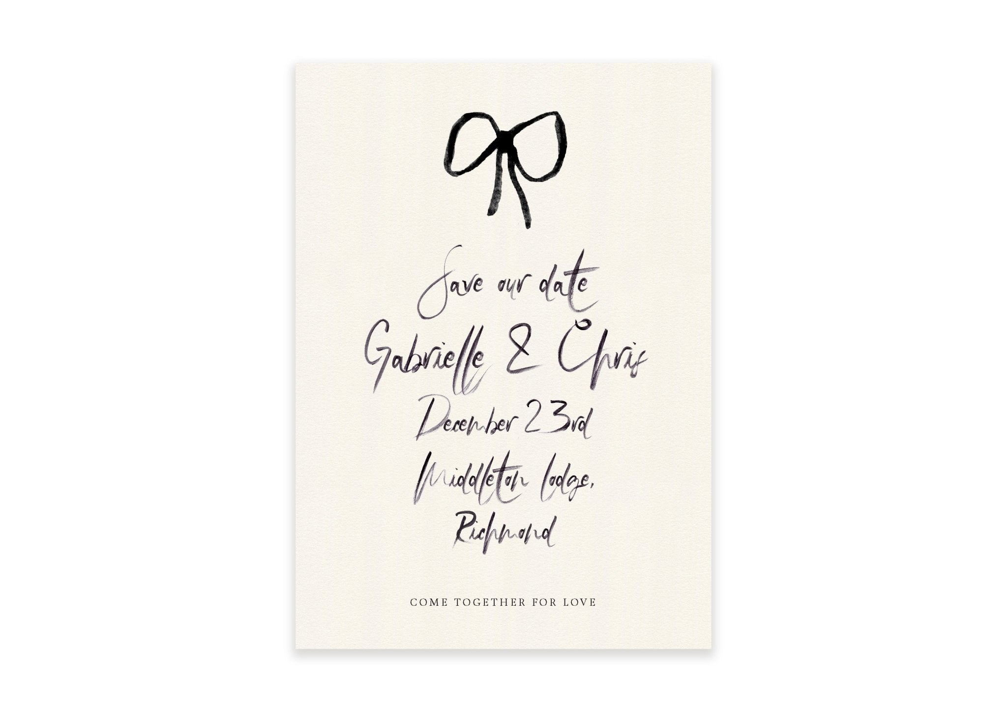 Set Gabrielle - Digital Save The Date - Ten Story Stationery