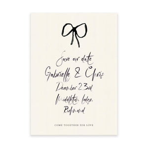 Set Gabrielle - Digital Save The Date - Ten Story Stationery