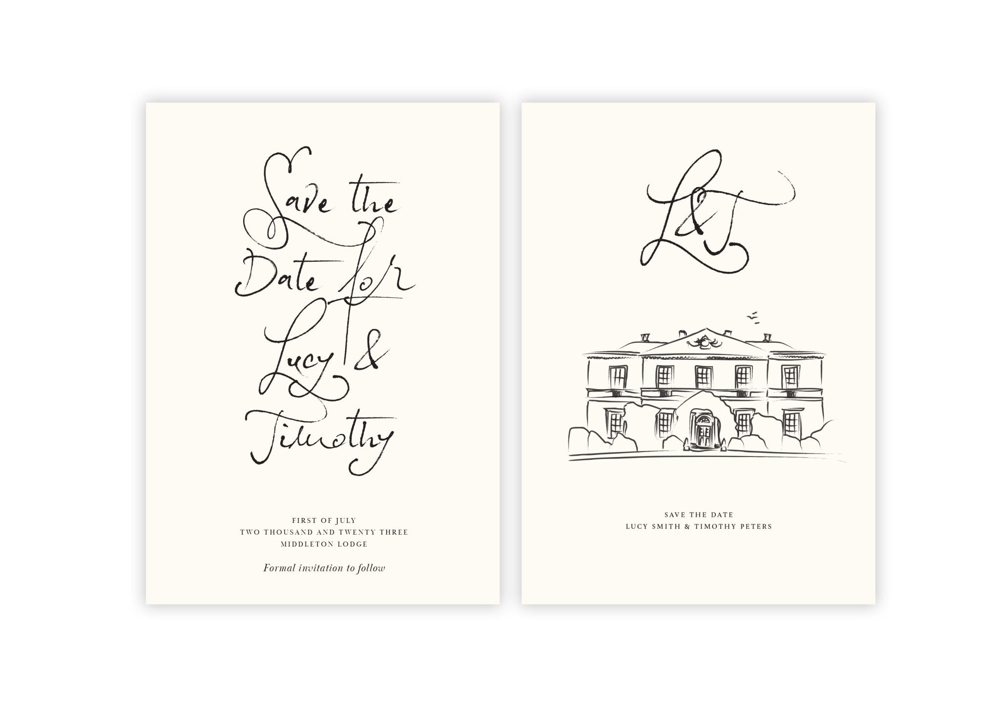 Soirée Romantique - Save The Date - Ten Story Stationery