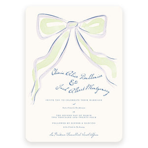The Year Of The Bow - Invitation - Ten Story Stationery